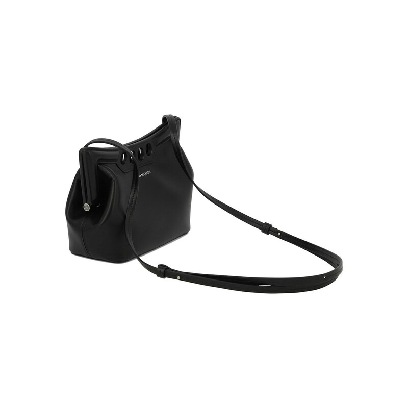Alexander McQueen The Peak Mini Clutch Bag 775908 1BLLI 1000
