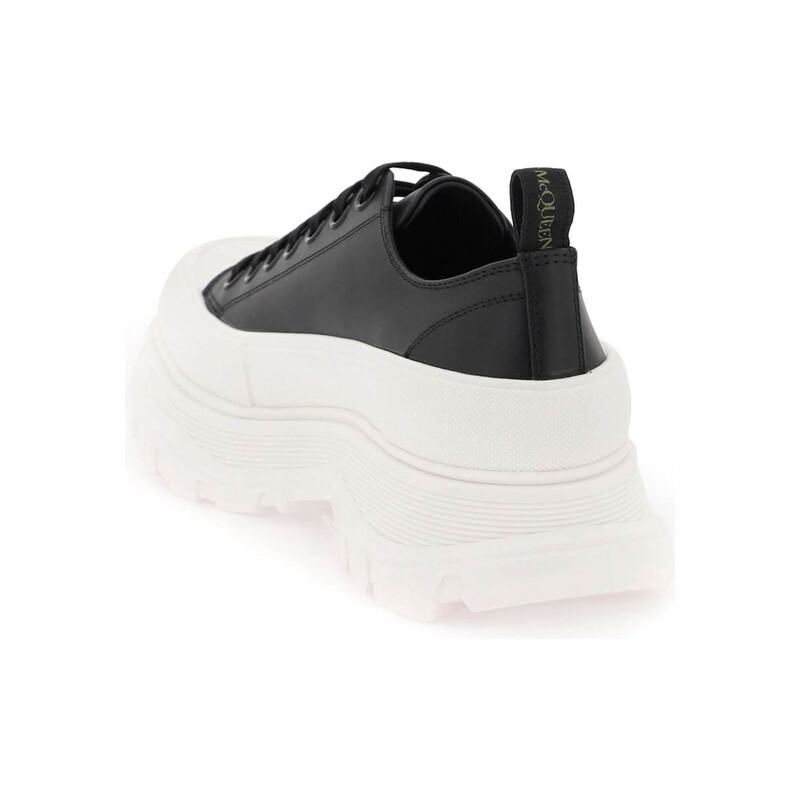 Alexander McQueen Tread Slick Lace-Up Sneakers, Brand Size 41 ( US