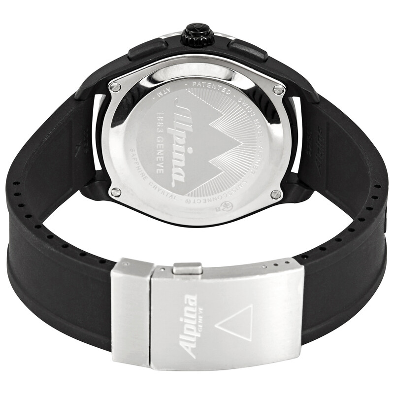 Alpina Alpiner X Quartz Black Dial Men's Smart Watch AL