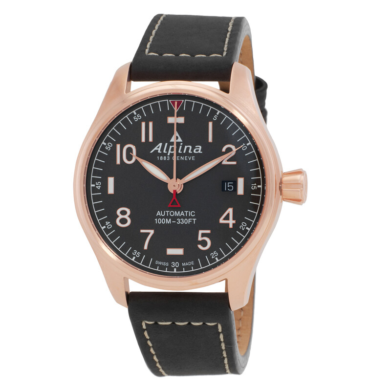 Alpina Startimer Pilot Automatic Black Dial Men's Watch AL-525G3S4