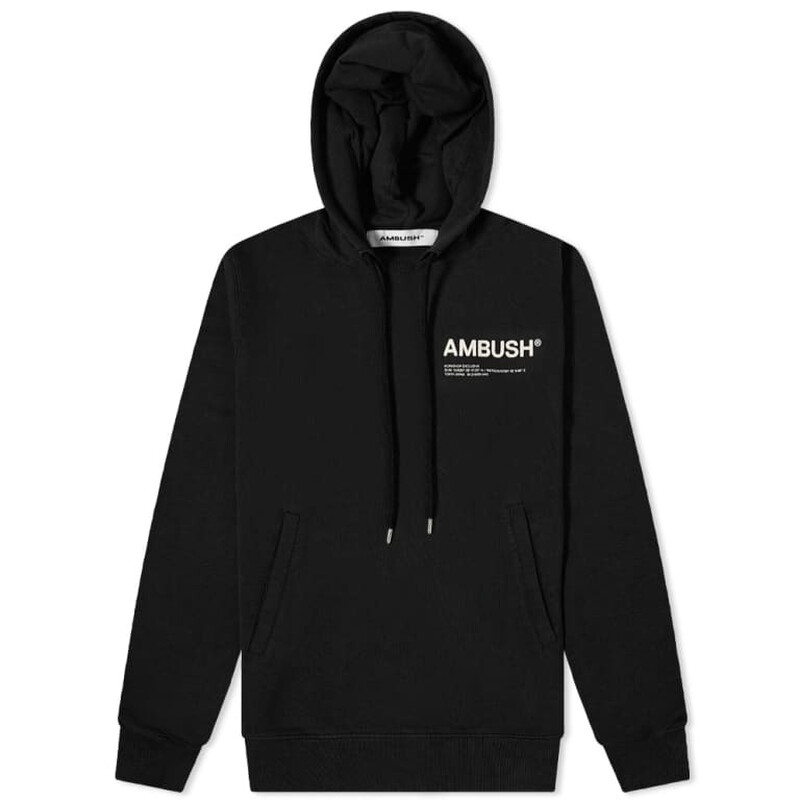 Ambush Fleece Workshop Hoodie, Size X-Small BMBB012F21FLE001-1003