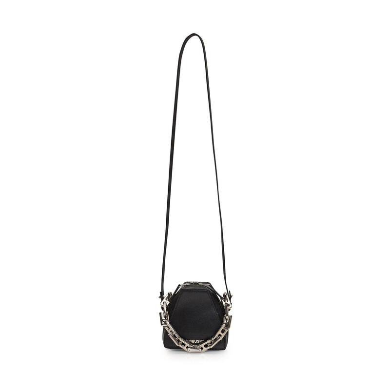 Ambush Tri Logo Plaque Small Crossbody Bag BWNP015F22LEA0011072 ...