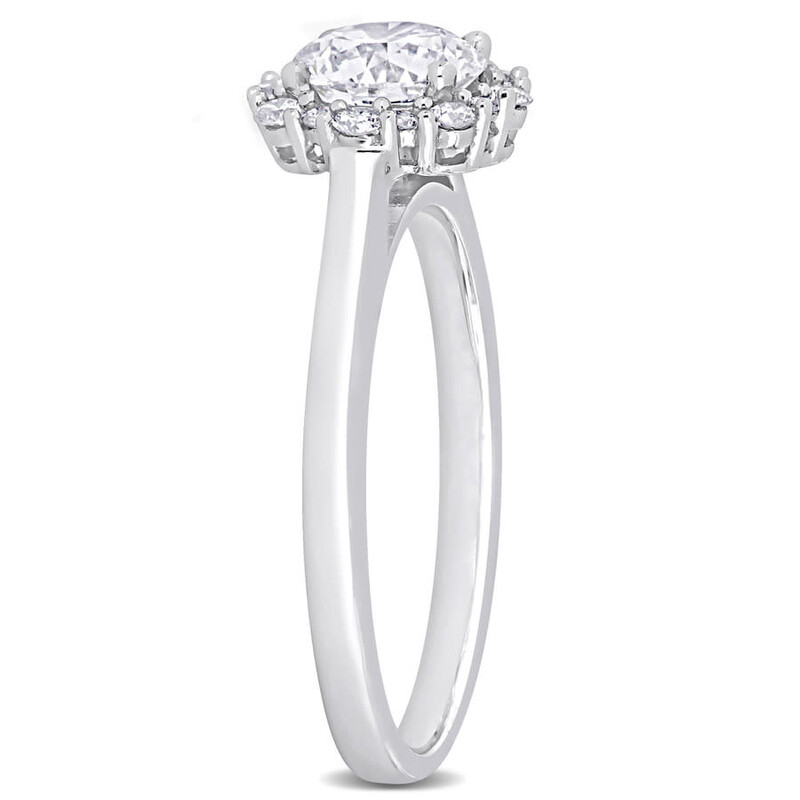 Amour 1 1/5 CT TW Diamond Engagement Ring in 14K White Gold JMS009867-8 ...