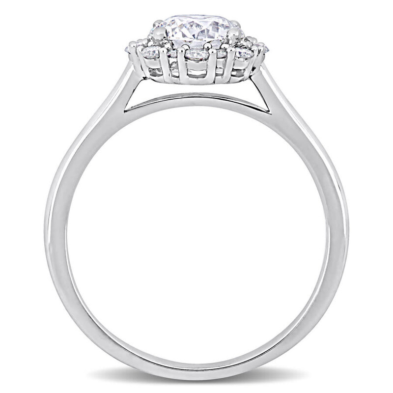 Amour 1 1/5 CT TW Diamond Engagement Ring in 14K White Gold JMS009867-8 ...
