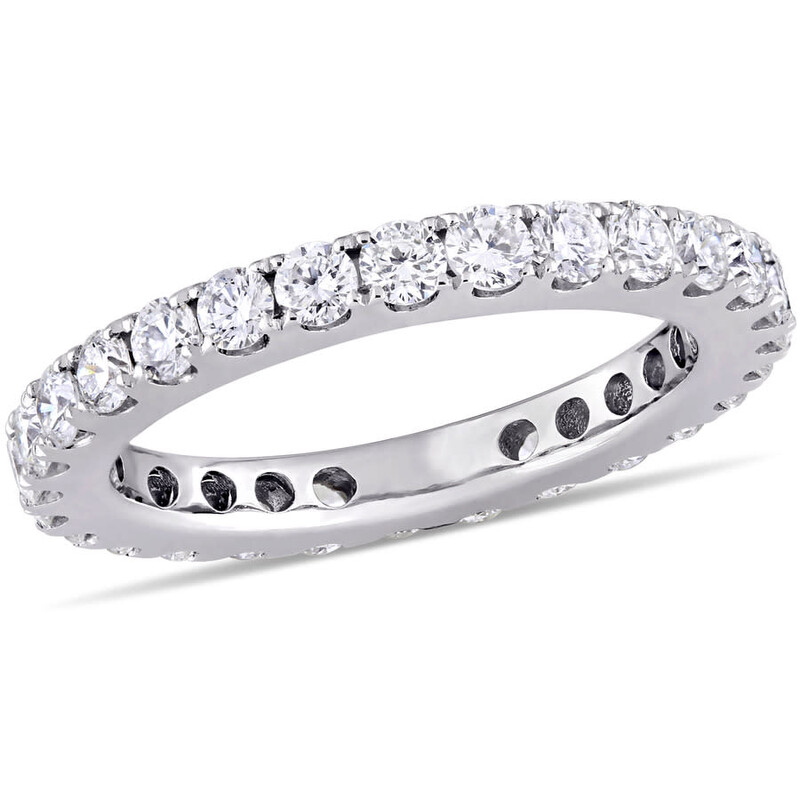 Amour 1 CT TW Diamond Eternity Ring In 14K White Gold JMS009265-4 ...