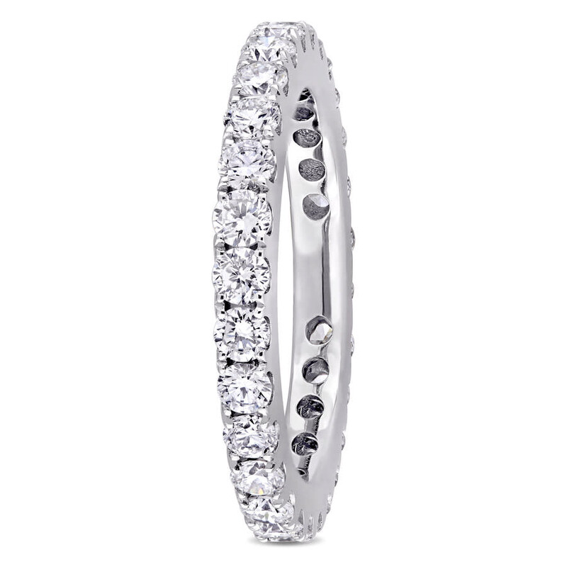 Amour 1 CT TW Diamond Eternity Ring In 14K White Gold JMS009265-4 ...