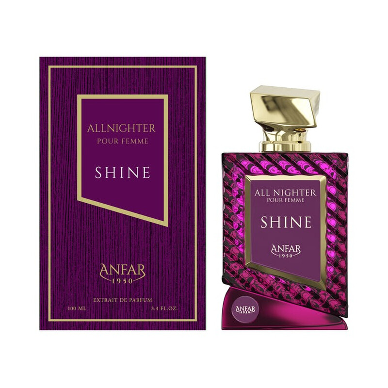 Anfar Ladies All Nighter Shine Extrait de Parfum Spray 3.4 oz Fragrances 6294022300826