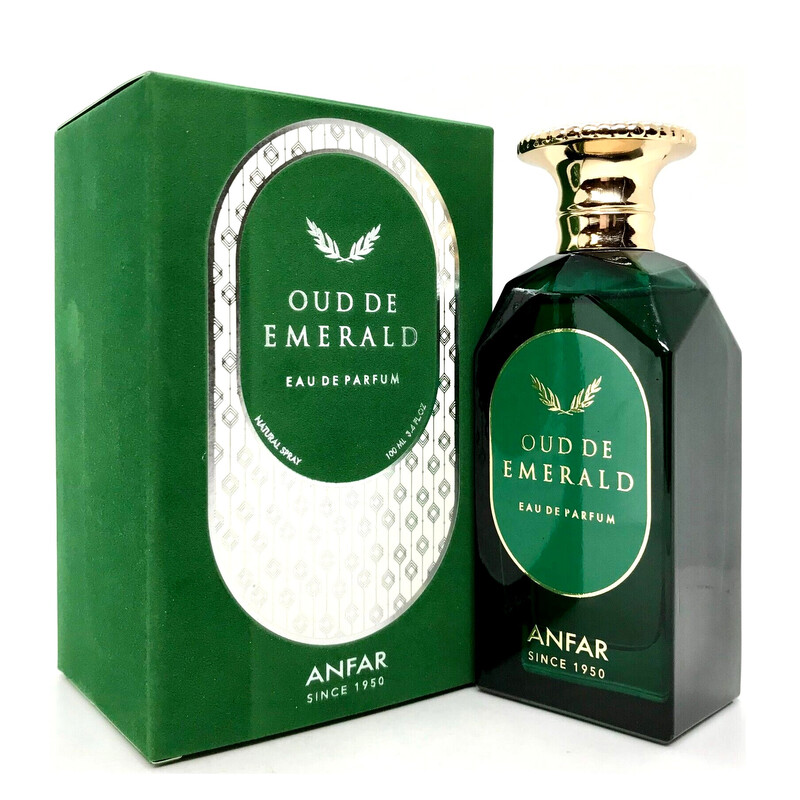 Anfar Unisex Oud De Emerald EDP Spray 3.4 oz Fragrances