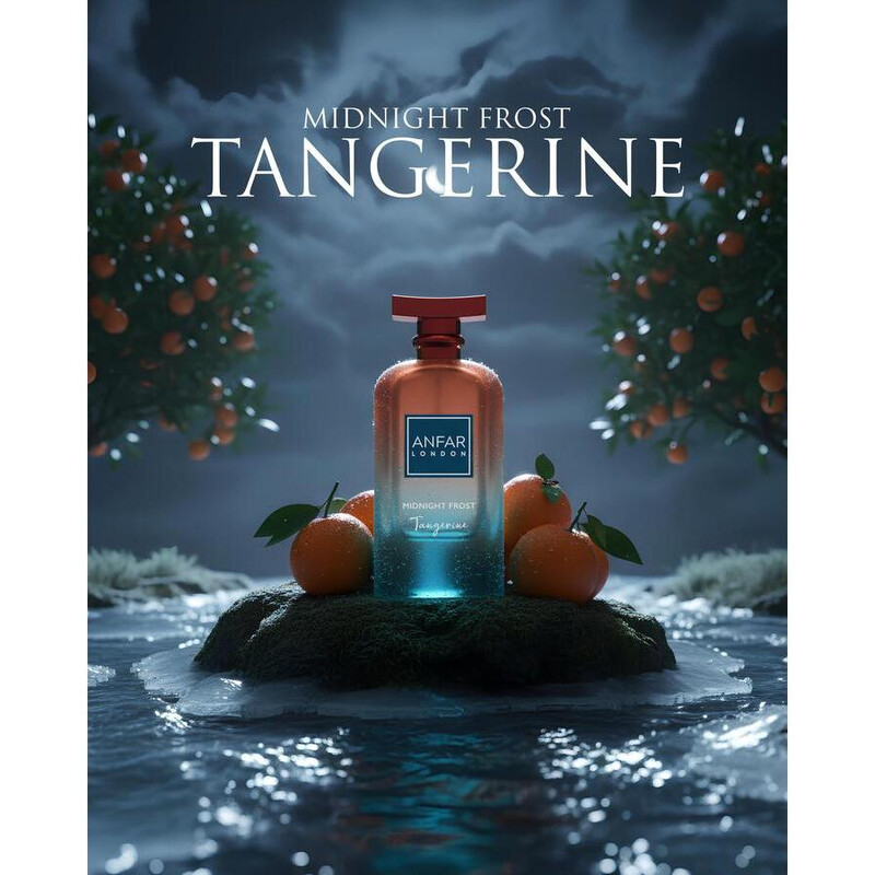 Anfar Unisex Midnight Frost Tangerine Extrait de Parfum Spray 3.4