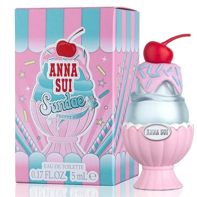Anna Sui Ladies Sundae Pretty Pink EDT 0.17 oz Fragrances 085715295347