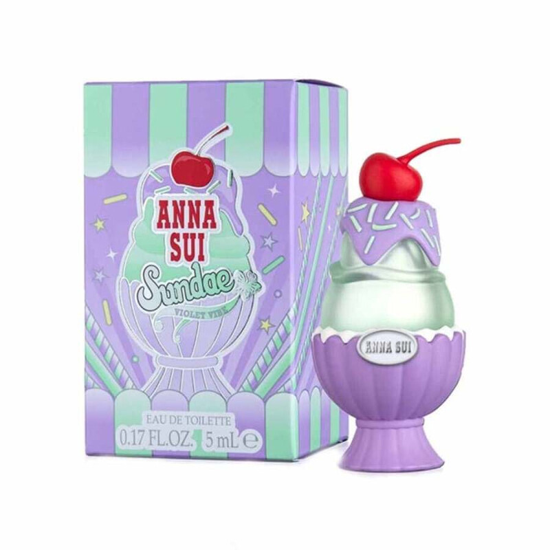 Anna Sui Ladies Sundae Violet Vibe EDT 0.17 oz Fragrances