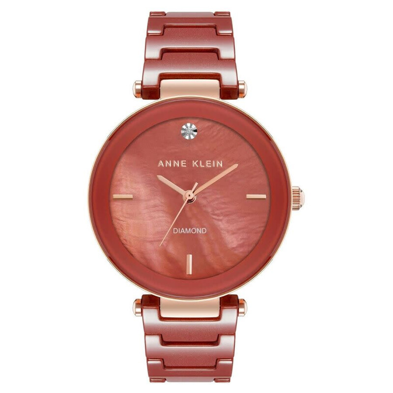 Anne Klein Ceramic Red Dial Ladies Watch AK/1018RGRD - Watches, Ceramic ...