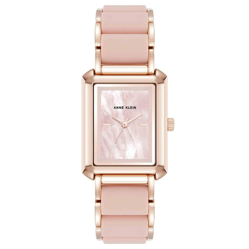 Anne Klein Classic Pink Dial Ladies Watch AK/5278RGBH - Watches