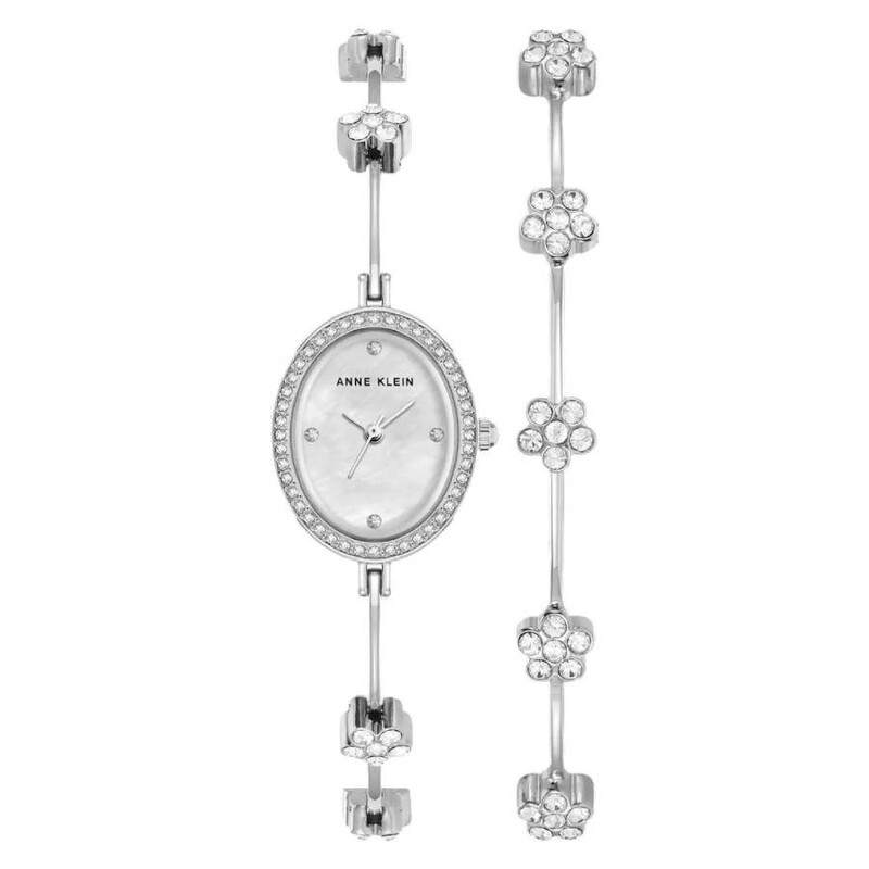 Anne Klein Quartz Crystal Ladies Watch and Bracelet Set AK  display picture 3
