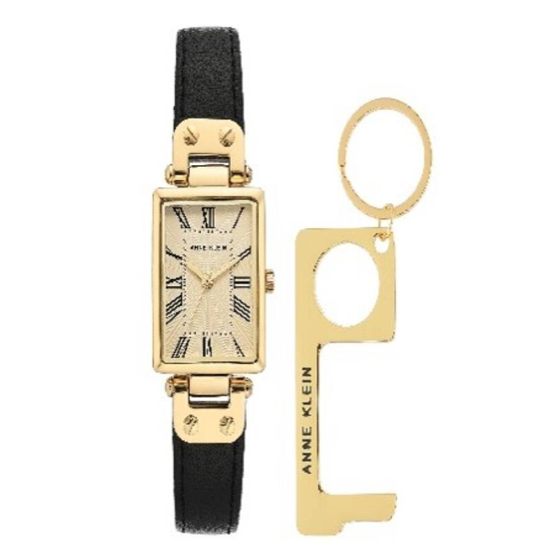 Anne Klein Quartz Ladies Leather Strap Watch and No Touch  display picture 1