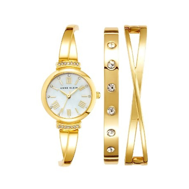 Anne Klein Quartz Ladies Premium Crystal Accented Bangle  display picture 1