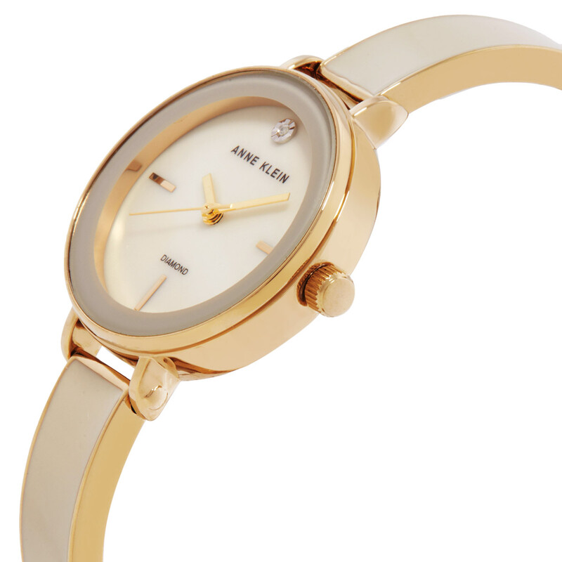 Anne Klein Quartz Mother of Pearl Dial Ladies Watch amd Bracelet