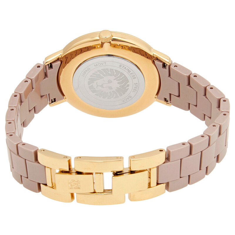 Anne Klein Quartz Tan Dial Ladies Watch AK/3718TNGB  display picture 1