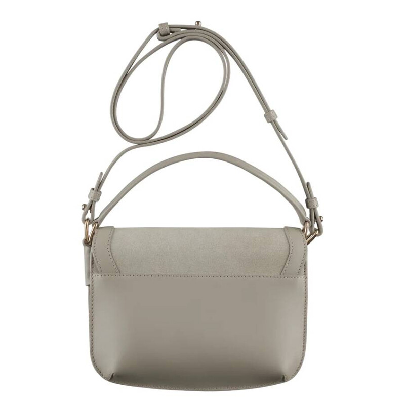 A.P.C. Sarah Mini Leather Shoulder Bag PXBVP-F61629-VERT TAUPE