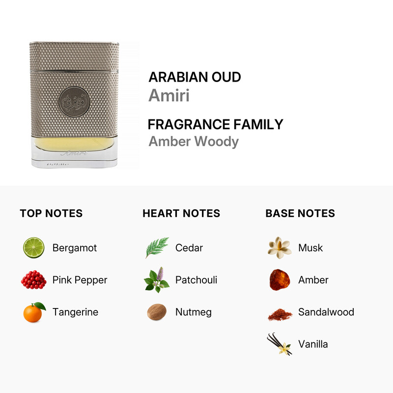 Arabian Oud - Amiri EDP For Men 2.54 oz/75ML 6281101824052