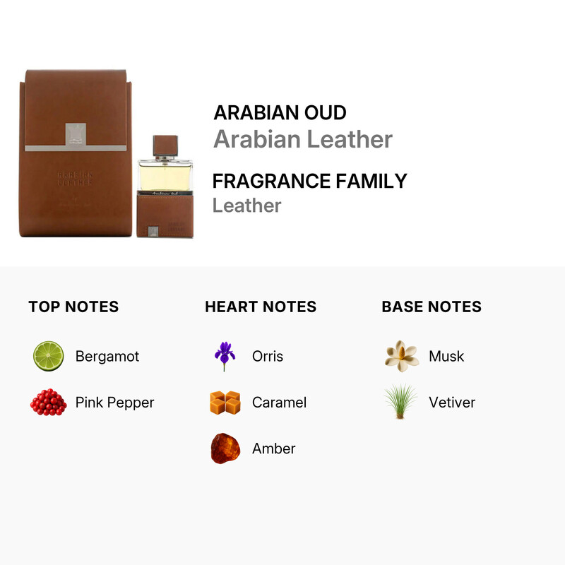 Arabian Oud - Arabian Leather EDP Unisex 3.4 oz/100ML