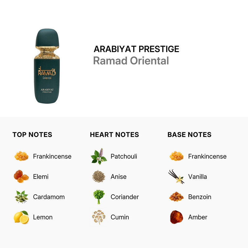 Arabiyat Prestige Unisex Ramad Oriental EDP Spray 3.4 oz
