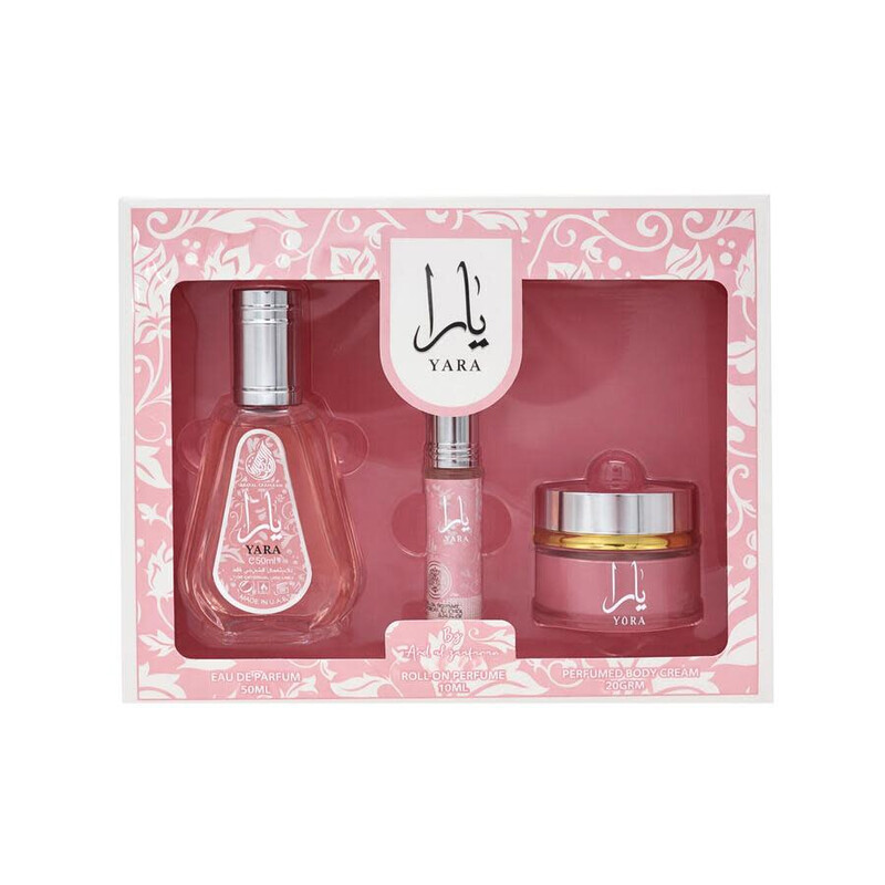 Ard Al Zaafaran Ladies Yara 3pcs EDP Gift Set Fragrances
