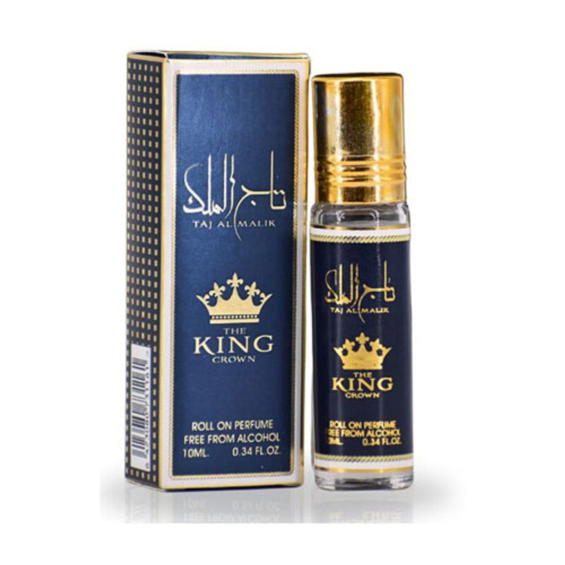 Ard Al Zaafaran Men's Taj Al Malik The King Crown Rollerball Perfume Oil 0.33 oz Fragrances 6423080731161