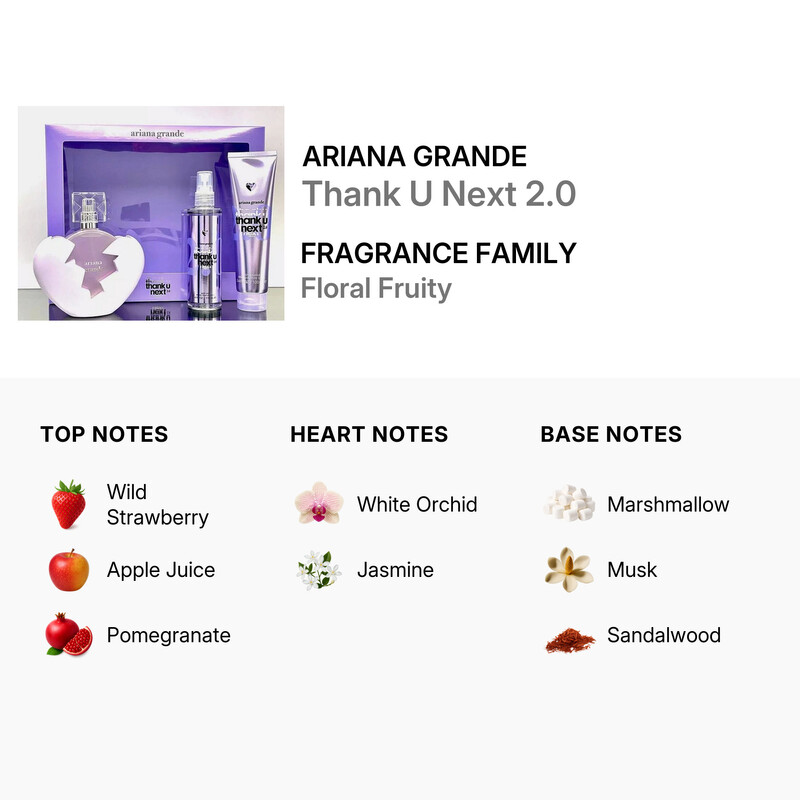 Ariana Grande Ladies Thank U Next 2.0 Gift Set Fragrances