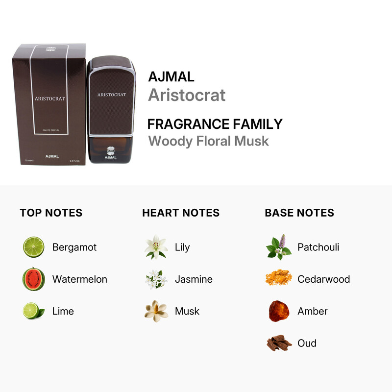 Ajmal Aristocrat by Ajmal for Men - 2.5 oz EDP Spray 6293708010233