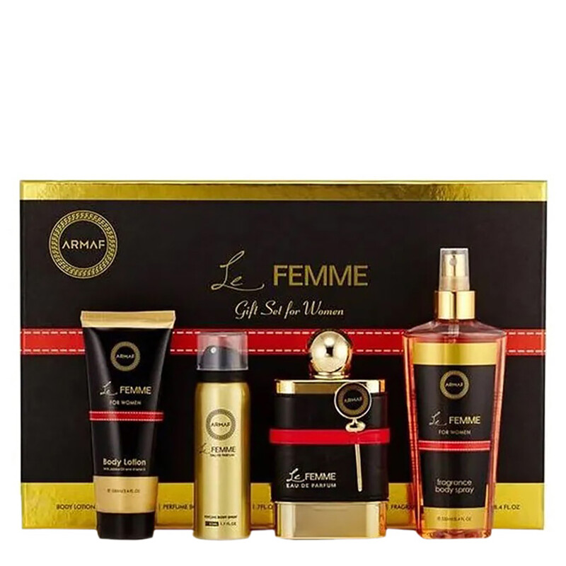 Armaf Ladies Le Femme 4pcs EDP Gift Set Fragrances 6085010091051