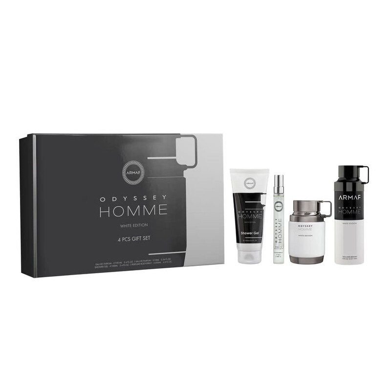 Armaf Men's Odyssey Homme White Edition Gift Set Fragrances