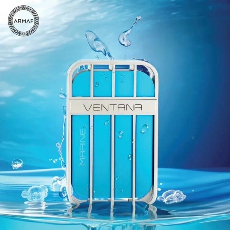 Armaf Men's Ventana Marine EDP Spray 3.4 oz Fragrances 6294015175417