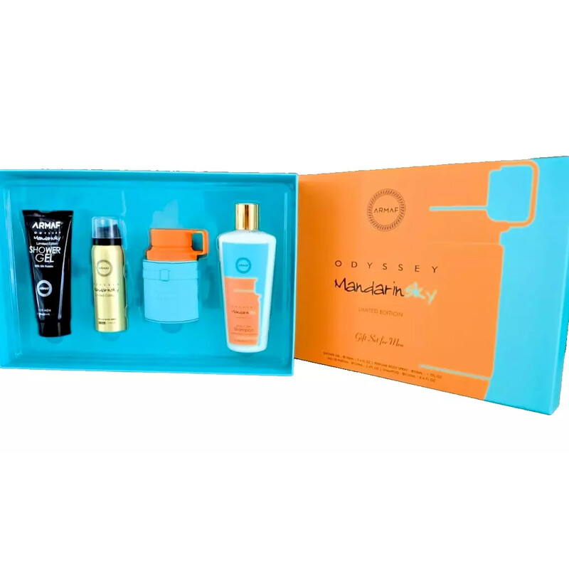 ARMAF ボディミスト 6本セット Armaf Odyssey Mandarin Sky 4pcs EDP Gift Set Fragrances