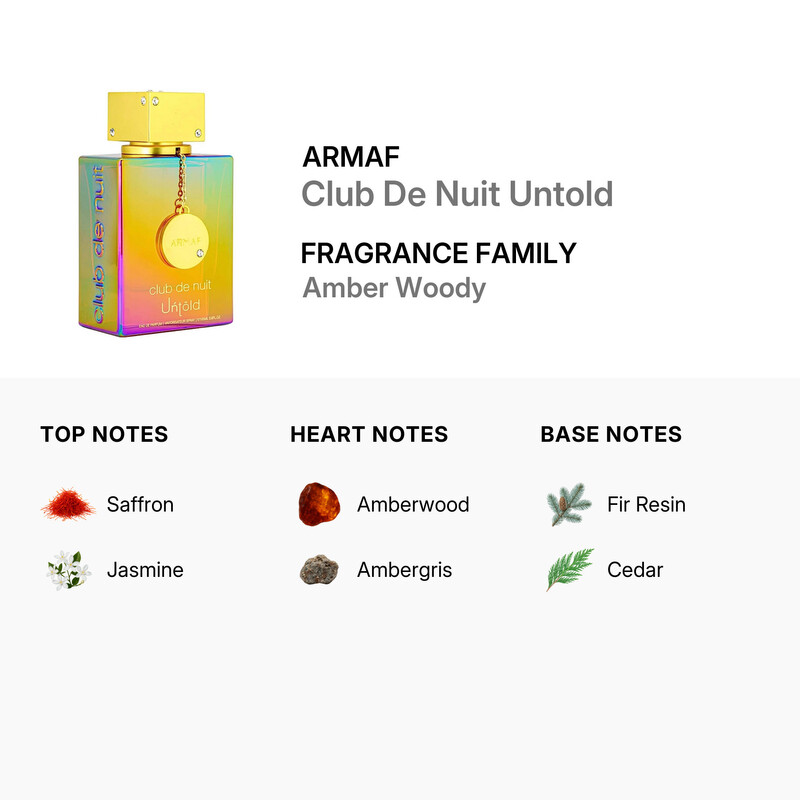 Armaf Unisex Club De Nuit Untold EDP Spray 3.6 oz (105 ml