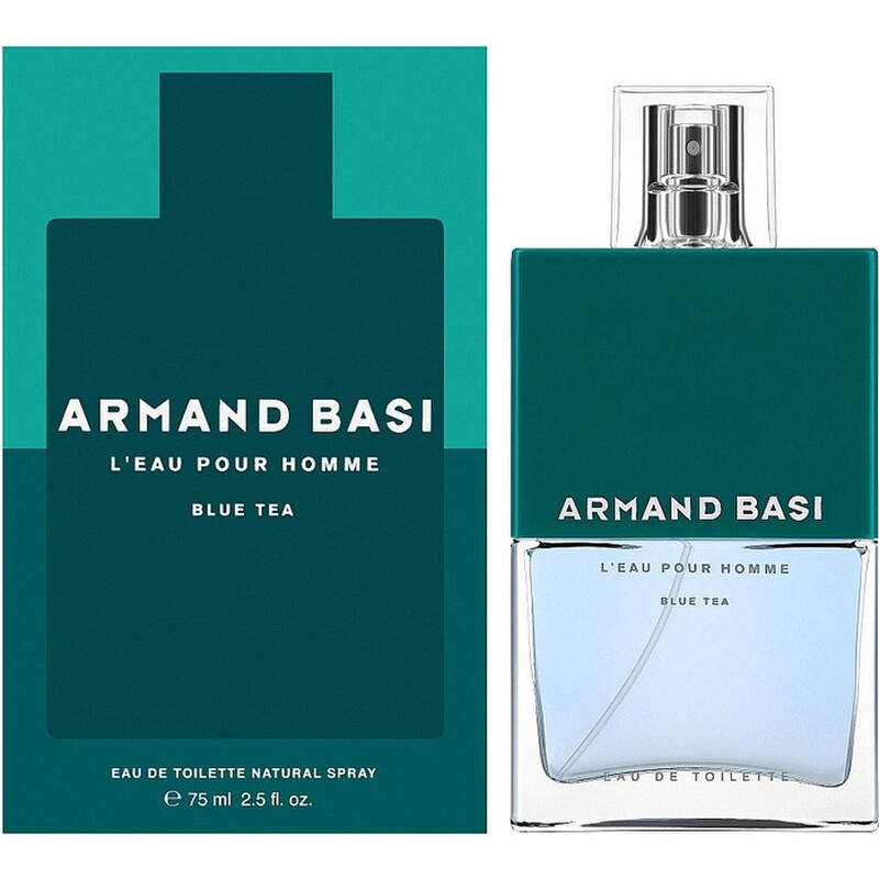 Armand Basi Men's L'Eau Pour Homme Blue Tea EDT Spray 2.5 oz Fragrances 8058045430933