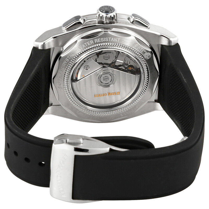 Armand Nicolet JH9 Chronograph Automatic Black Dial Men's Watch