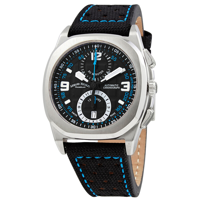 Armand Nicolet JH9 Chronograph Automatic Black Dial Men's Watch