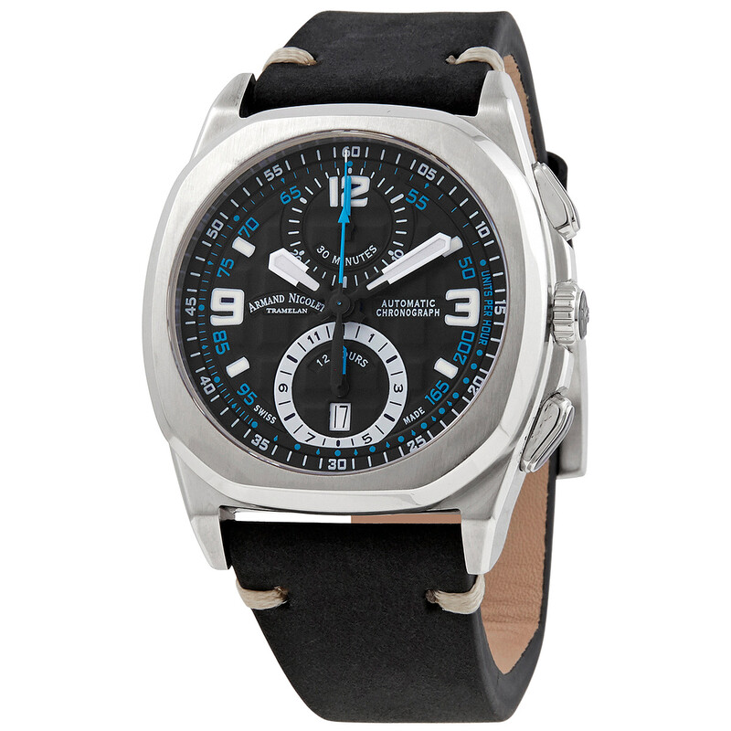 Armand Nicolet JH9 Chronograph Automatic Black Dial Men's Watch
