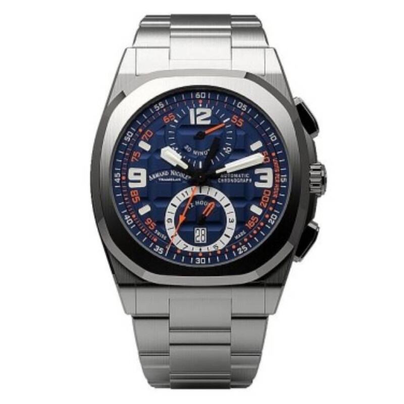 Armand Nicolet JH9 Chronograph Automatic Blue Dial Men's Watch