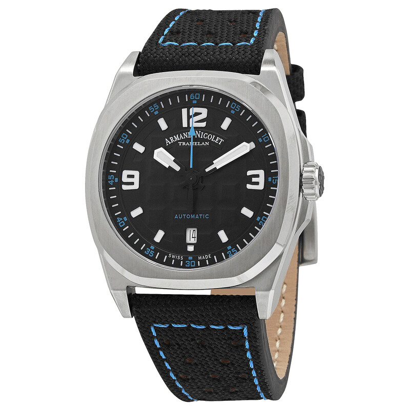 Armand Nicolet JH9 Date Automatic Black Dial Men's Watch A660HAA
