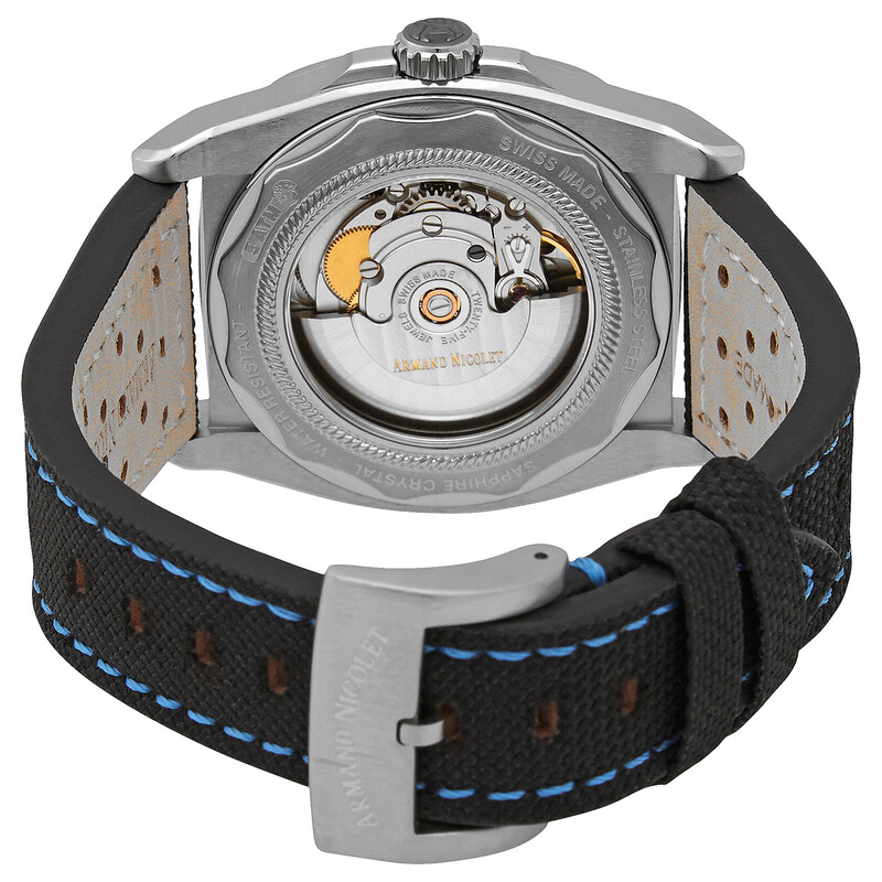 Armand Nicolet JH9 Date Automatic Black Dial Men's Watch A660HAA