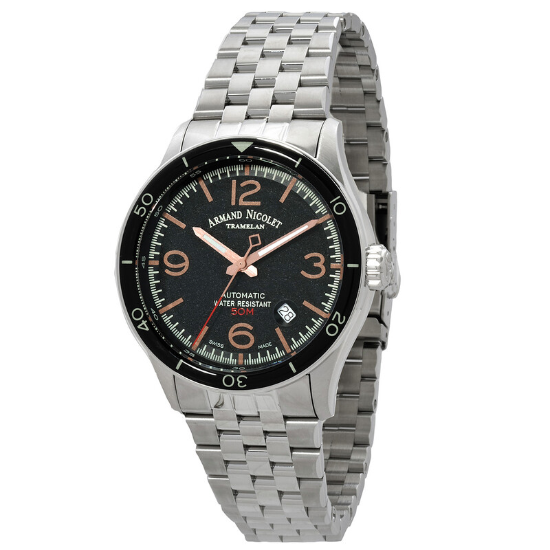 Armand Nicolet M2H Automatic Black Dial Men's Watch A740HNA-NS