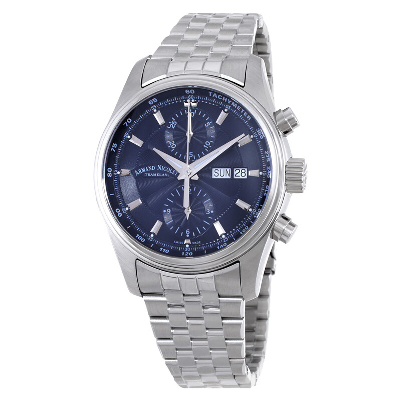 Armand Nicolet MH2 Chronograph Automatic Blue Dial Men's Watch