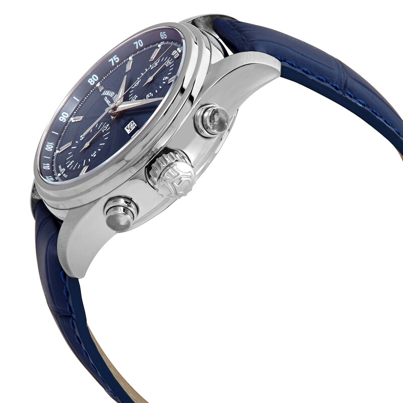 Armand Nicolet MH2 Chronograph Automatic Dark Blue Dial Men's