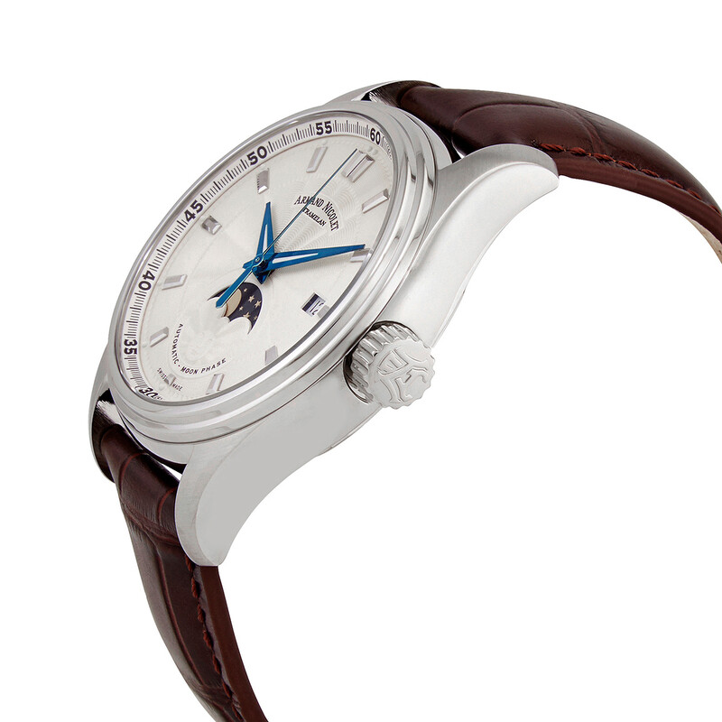 Armand Nicolet MH2 Moonphase Automatic Silver Dial Men's Watch