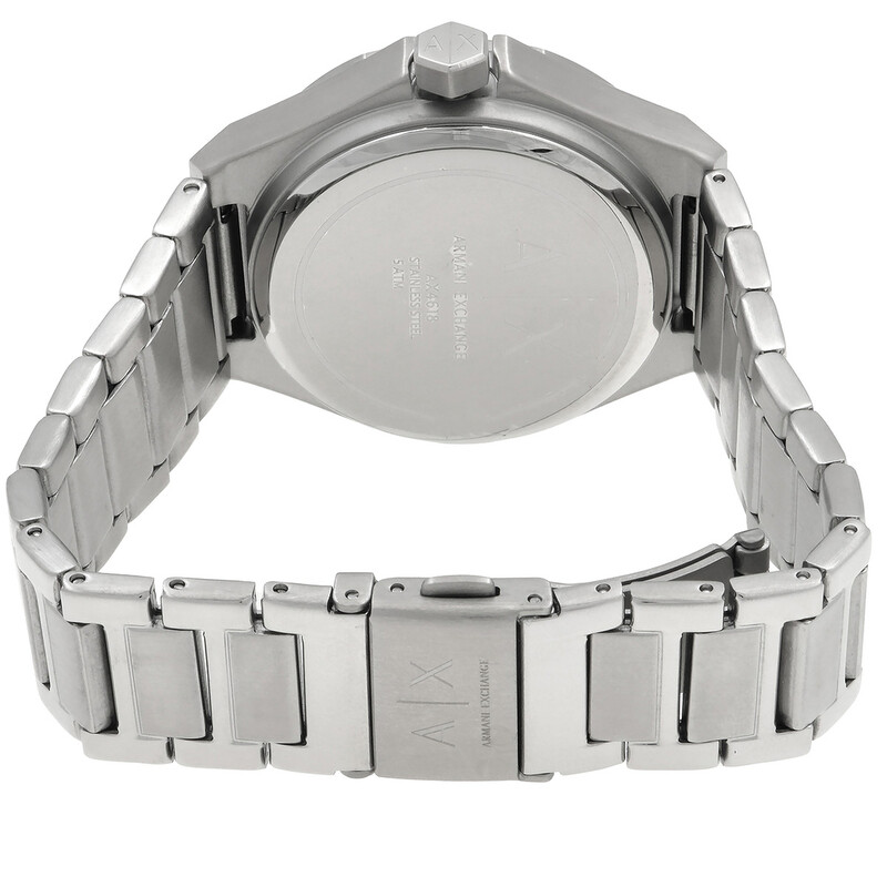 Armani Exchange Automatic Silver Dial Ladies Watch AX4618