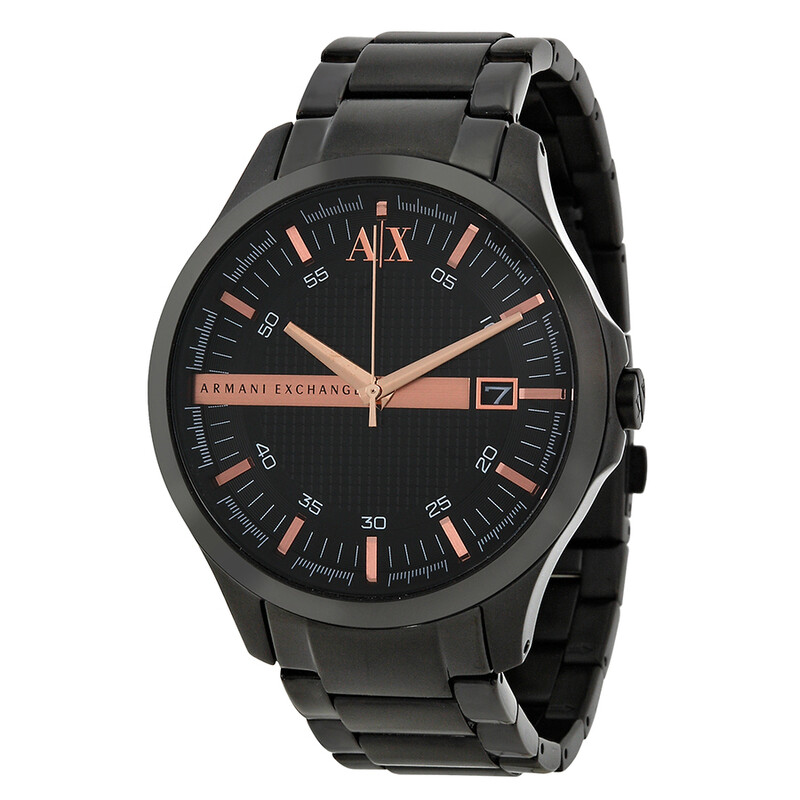Armani Exchange Black Dial Black Ion-plated Men's Watch AX2150 ...