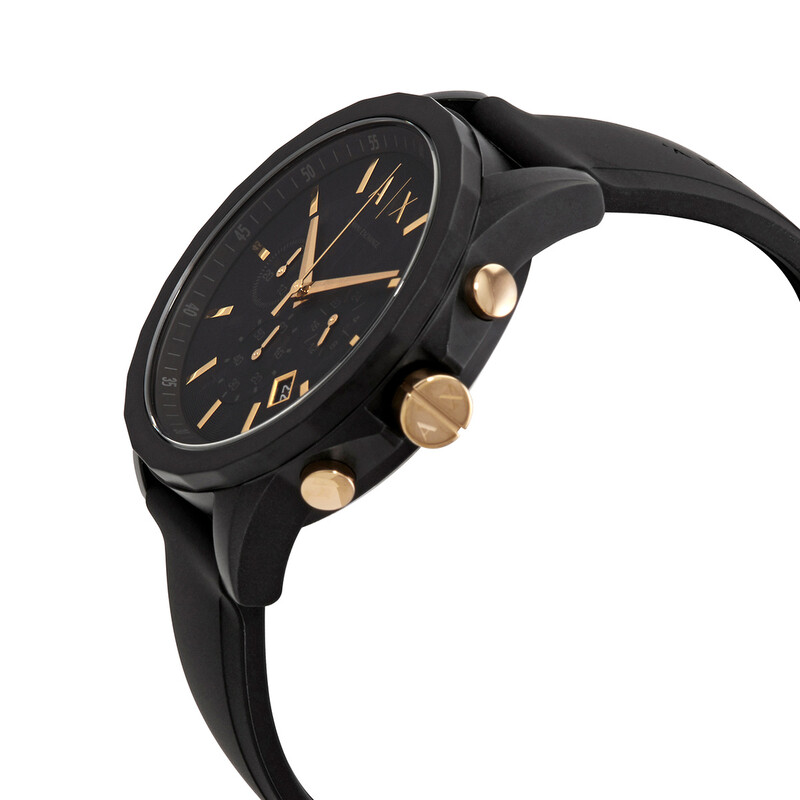 Armani Exchange Chronograph Quartz Black Dial Men's Watch And