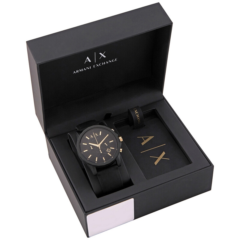 ARMANI EXCHANGE  AX7105 新品未使用 Armani Exchange Chronograph Quartz Black Dial Men's Watch And